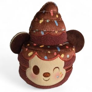 Disney Dessert Mickey Mouse Plush – Chocolate Sprinkle Sundae Style